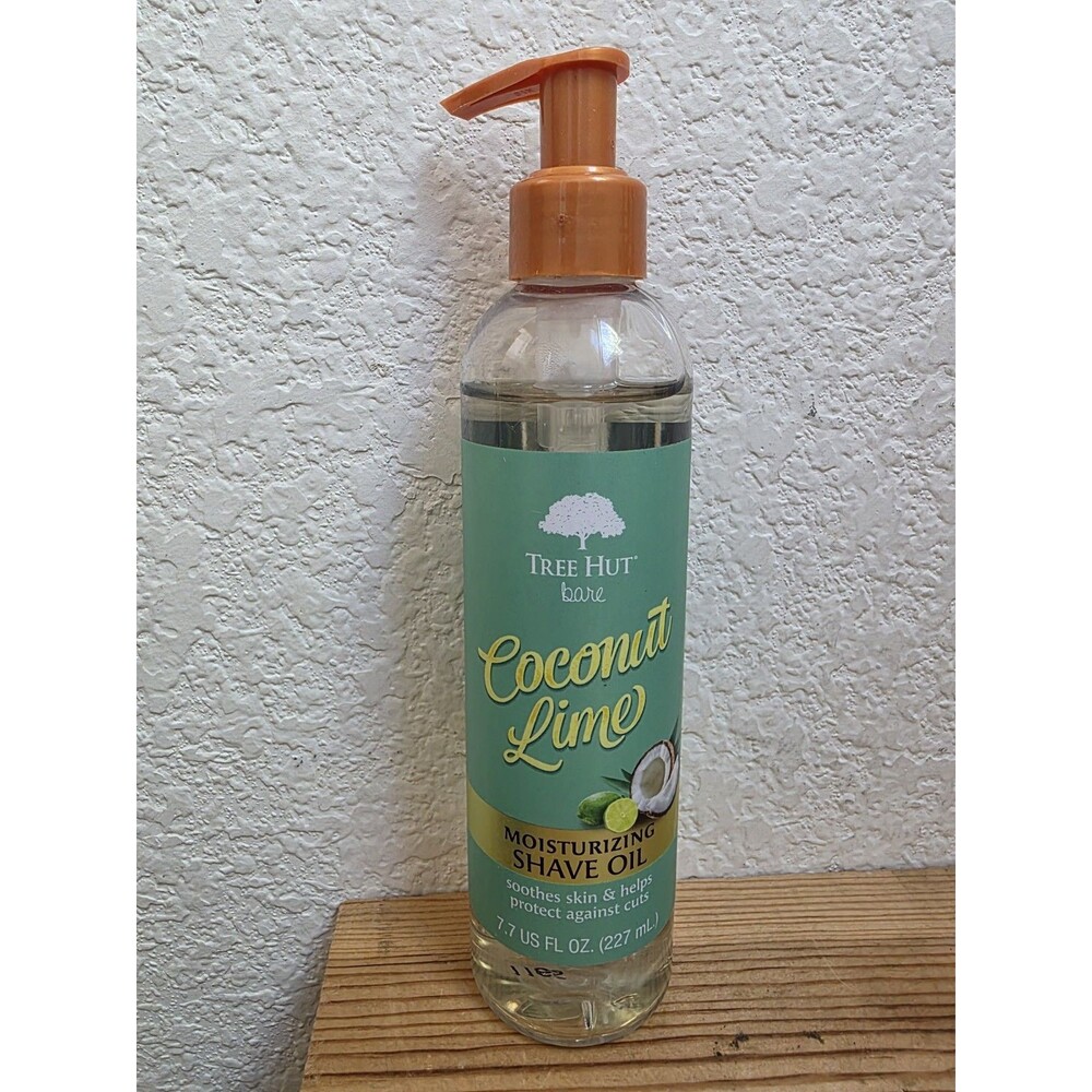 Tree Hut bare Moisturizing Shave Oil, Basic, Coconut-Lime, 7.7 Fl Oz
